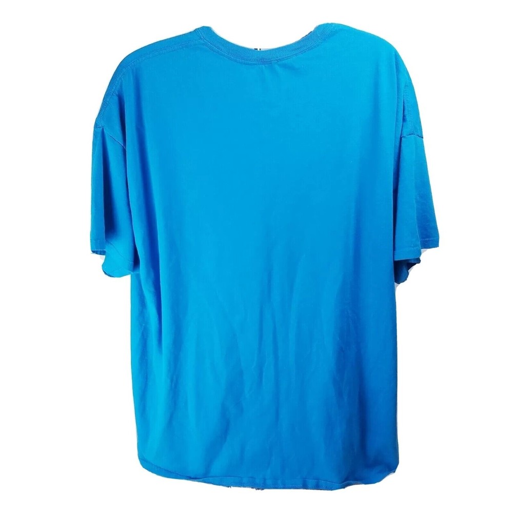 Hump Day Camel Graphic T-shirt Woot Woot Geico Commercial Mens Blue Size 3XL - Picture 3 of 4